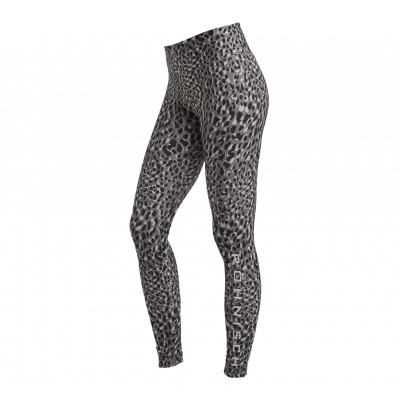 Flattering Printed Tights, Greige Spot, Xl,  Röhnisch