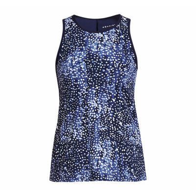 flattering singlet, navy dot, m,  röhnisch