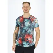 Fusion Tee, Galaxy Aop/Navy, 2xl,  Tränings-T-Shirts