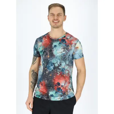Fusion Tee, Galaxy Aop/Navy, 3xl,  Swedemount