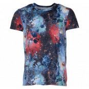 Fusion Tee, Galaxy Aop/Navy, M,  Tränings-T-Shirts