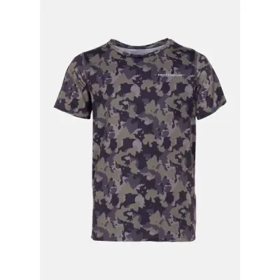Fusion Tee Jr, Camo Aop/Green, 160,  T-Shirts