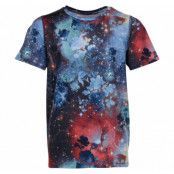 Fusion Tee Jr, Galaxy Aop/Navy, 120,  T-Shirts