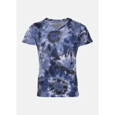 Fusion Tee Jr, Navy Batic, 130,  Löpar-T-Shirts