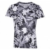 Fusion Tee Jr, Palm Aop/Black, 110,  T-Shirts