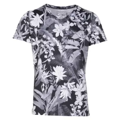 Fusion Tee Jr, Palm Aop/Black, 150,  T-Shirts