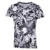 Fusion Tee Jr, Palm Aop/Black, 160,  T-Shirts