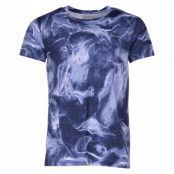 Fusion Tee, Space Aop/Navy, M,  Tränings-T-Shirts