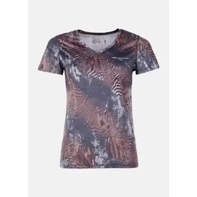 Fusion Tee W, Black Zebra, 42,  Tränings-T-Shirts