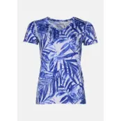 Fusion Tee W, White/Blue, 42,  Swedemount