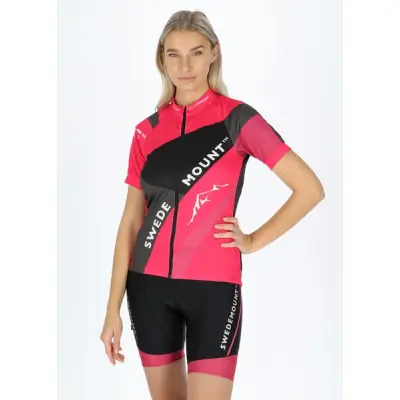 Giro Bike Tee  W, Black/Fresh Pink, 34,  Cykelkläder