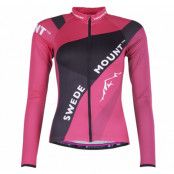 Giro L/S Bike Tee W, Black/Fresh Pink, 36,  Swedemount