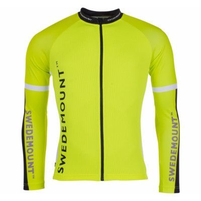 Giro Pro L/S Tee, Black/Neon Yellow, S,  Swedemount