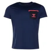 Hmlbora T-Shirt S/S, Black Iris, S,  Hummel