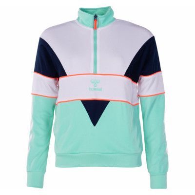 Hmlstudio Half Zip Sweatshirt, Ice Green, Xs,  Hummel