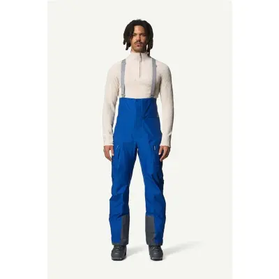 Houdini M's Rollercoaster Bib Pants Tribe Blue - L