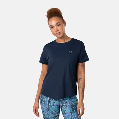 Kari Traa Vilde Air Tee Dark Navy Blue