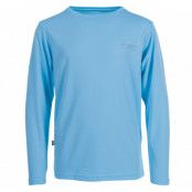 Kungshamn L/S Tee Jr, Aqua Blue, 140,  Swedemount