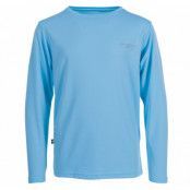 Kungshamn L/S Tee Jr, Aqua Blue, 160,  Swedemount