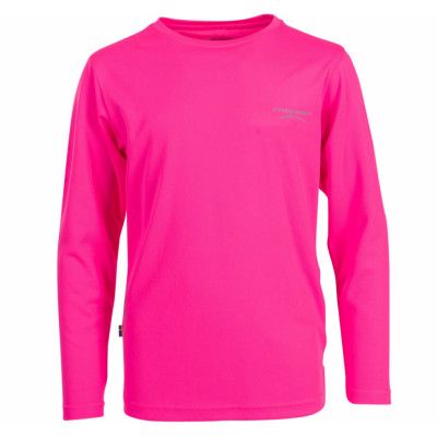 Kungshamn L/S Tee Jr, Hot Pink, 140,  Swedemount