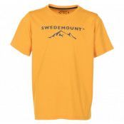 Kungshamn Tee Jr, Yellow/Navy, 110,  Swedemount