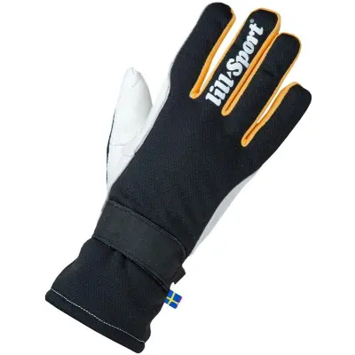 Lillsport Coach Längdskidhandskar Black/Yellow, 5