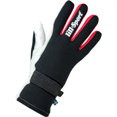 Lillsport Coach Slim Längdskidhandskar Black/Red, 5