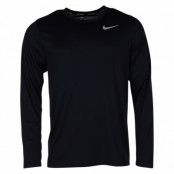 Men's Nike Breathe Running Top, Black/Black, L,  Nike