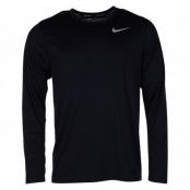 Men's Nike Breathe Running Top, Black/Black, Xxl,  Nike