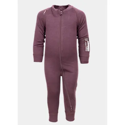 Merino Overall, Dry Rose, 62-68,  Ullunderställ
