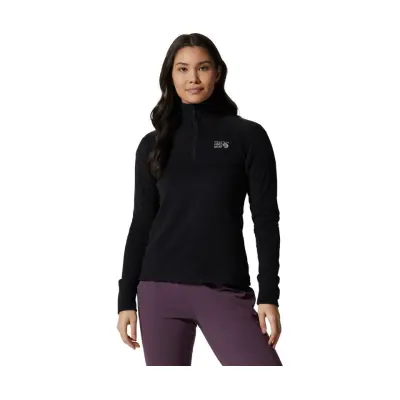Mountain Hardwear Microchill Zip Sweater Women Black