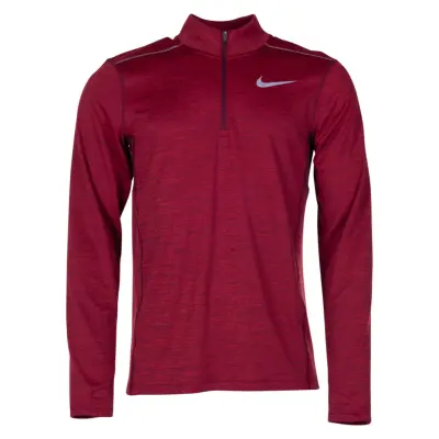 Nike Pacer Men's 1/2-Zip Runni, Night Maroon/Gym Red/Htr/Refle, L,  Nike