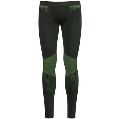 Odlo Pants Essentials Seamless Light Black -Safetyyellow Men