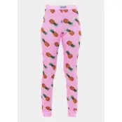 Pants Baselayer Jr, Pink Pineapple Print, 120,  Underställsbyxor