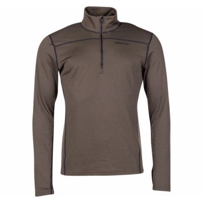 Pin Halfzip M, Dk Olive/Black, Xl,  Craft