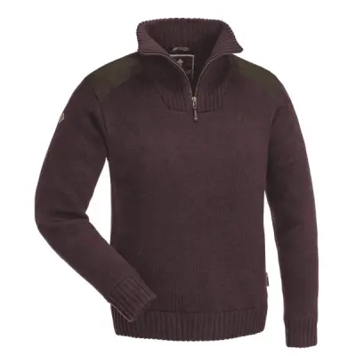 Pinewood Hurricane Sweater W Burgundy Mel - M