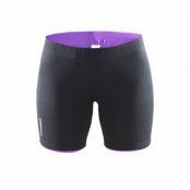 Prime Short Tights W, Black/Lilac, Xl,  Craft