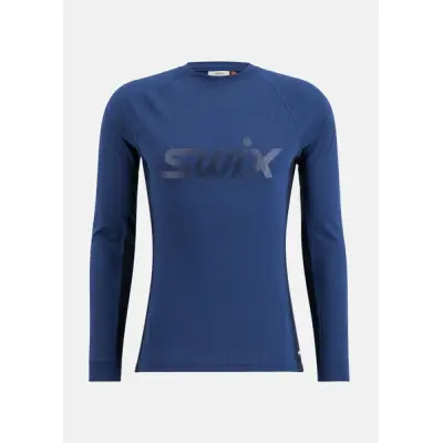Racex Bodyw Ls M, Lake Blue/Dark Navy, L,  Funktionsunderställ