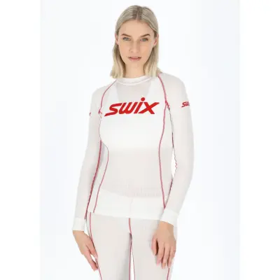 Racex Bodyw Ls W, Bright White, M,  Funktionsunderställ
