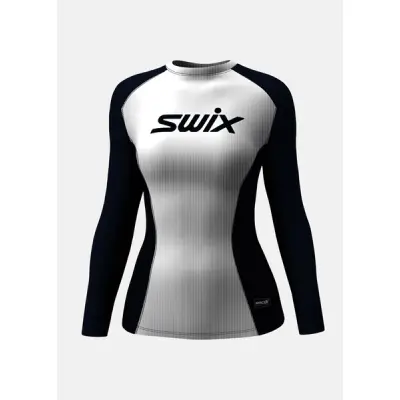 Racex Bodyw Ls W, Lake Blue/Bright White, Xs,  Funktionsunderställ