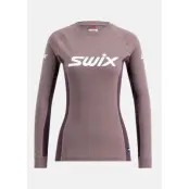 Racex Bodyw Ls W, Light Plum/Plum, Xs,  Funktionsunderställ