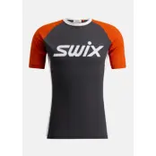 Racex Classic Short Sleeve M, Magnet/Fiery Red, 2xl,  Funktionsunderställ