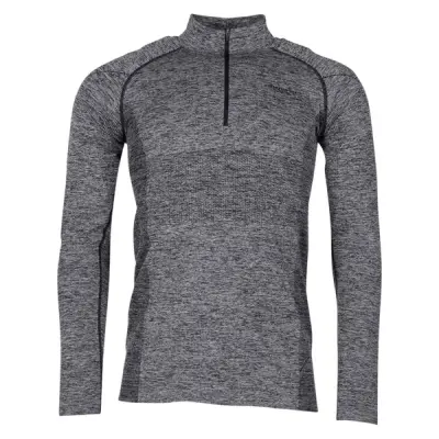 Seamless Performance Halfzip S, Grey Melange, L/Xl,  Swedemount