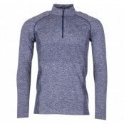 Seamless Performance Halfzip S, Navy Melange, L/Xl,  Swedemount