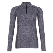 Seamless Performance Halfzip W, Grey Melange, 36/38,  Swedemount