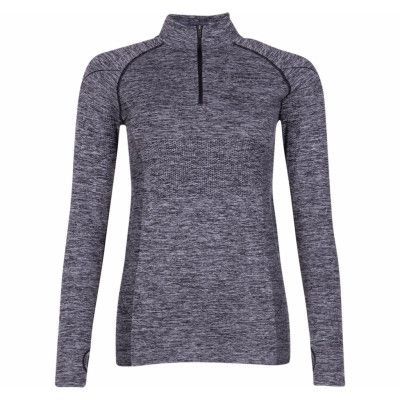 Seamless Performance Halfzip W, Grey Melange, 40/42,  Seamless