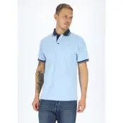 Shirt 2206, Light Blue, M,  Funktionspikéer