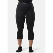 Thermal Warm 3/4 Pants W, Black, 34,  Funktionsunderställ