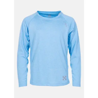 Training L/S Tee Jr, Lagoon Melange, 140,  Löpar-T-Shirts