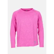 Training L/S Tee Jr, Pink Melange, 140,  Löpar-T-Shirts